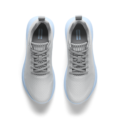 NOBULL Women's Light Gray Ice Water Drive 2 Ripstop Shoes