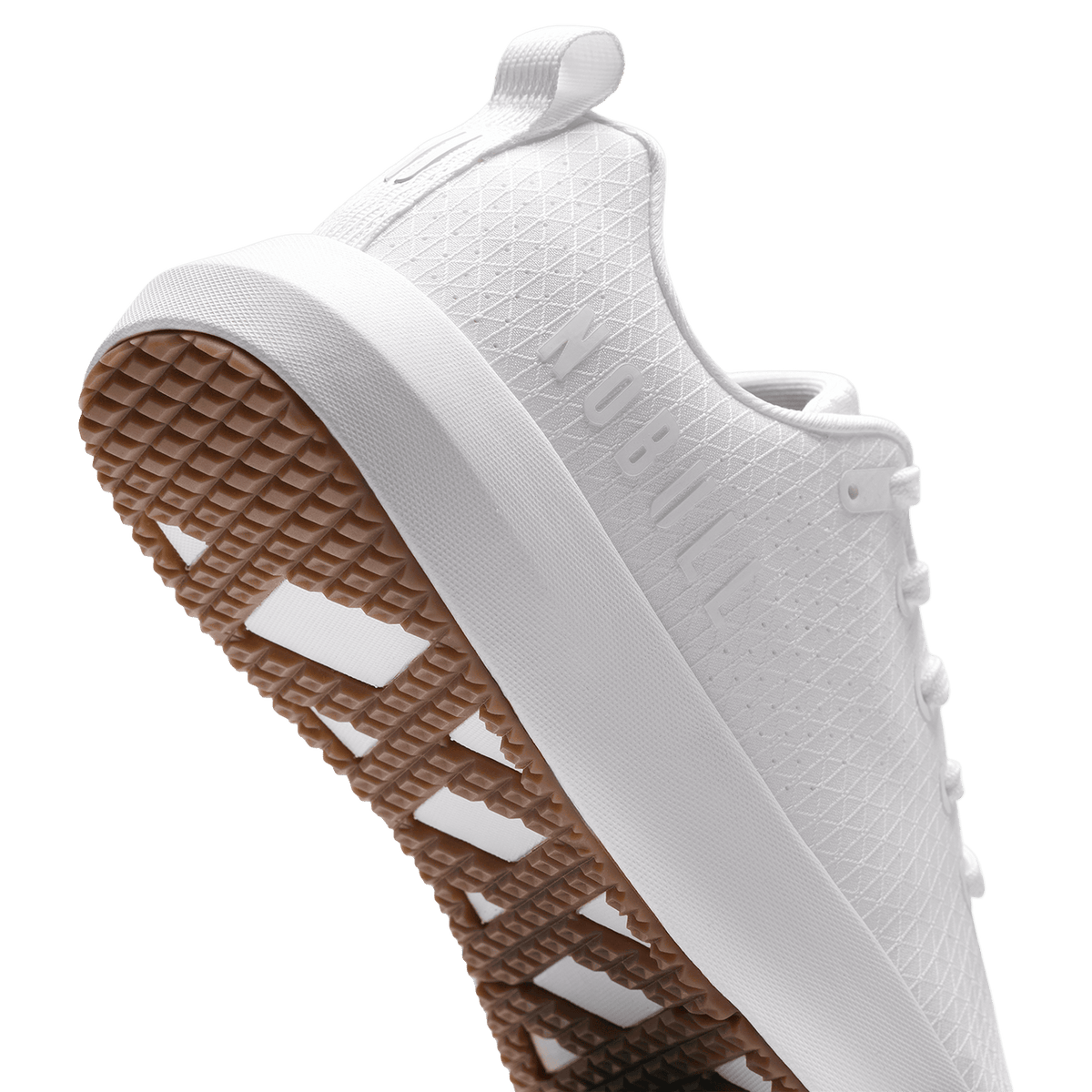 NOBULL Women's Classic White Gum Drive 2 Ripstop Shoes