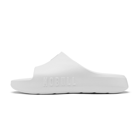 NOBULL Women's Classic White Recharge Slide