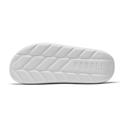 NOBULL Women's Classic White Recharge Slide
