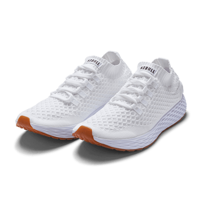NOBULL Women's White Allday Knit Shoes