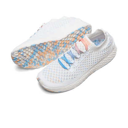 NOBULL Women's White Peach Allday Knit Shoes