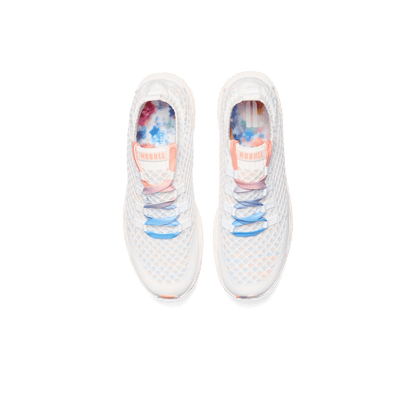 NOBULL Women's White Peach Allday Knit Shoes