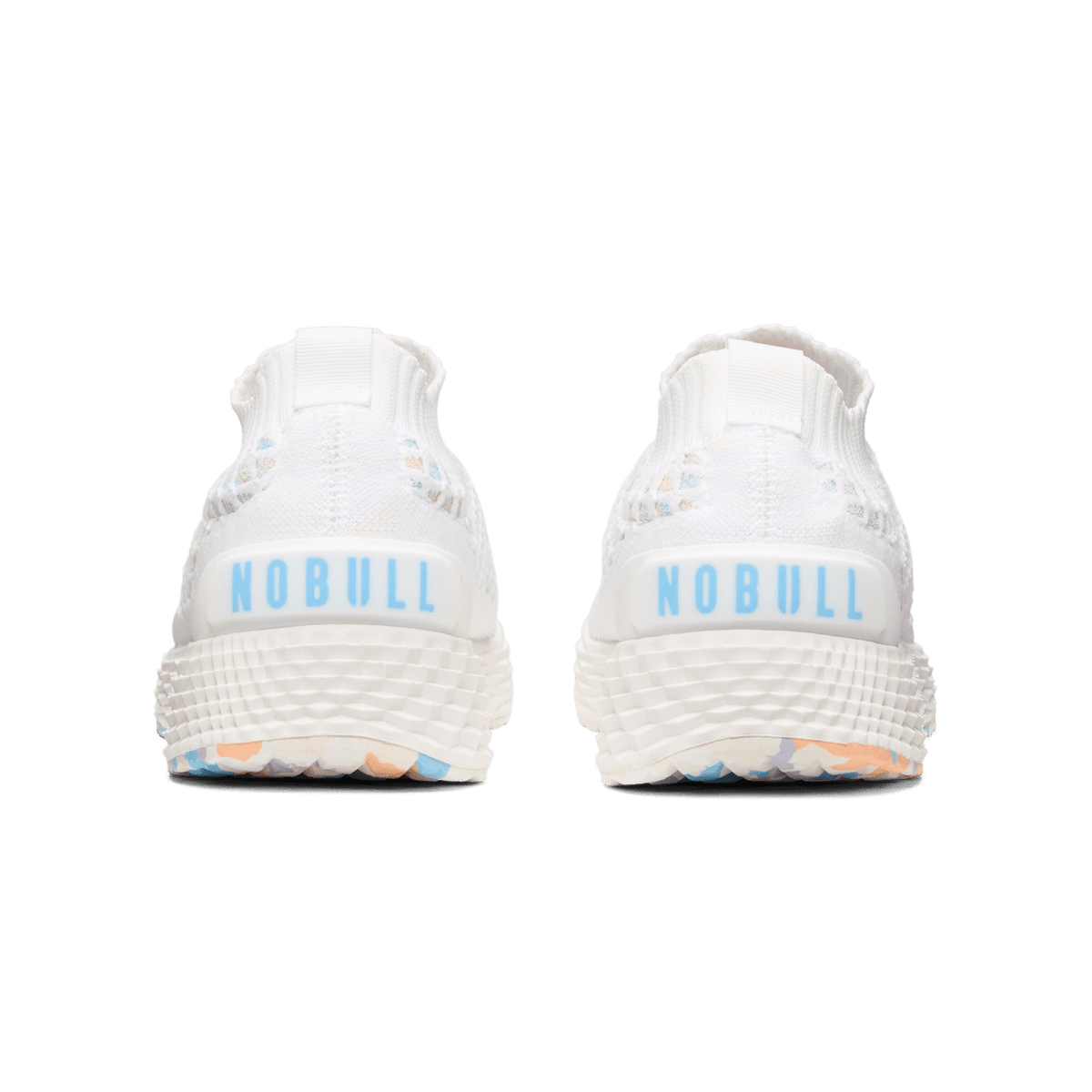 NOBULL Women's White Peach Allday Knit Shoes