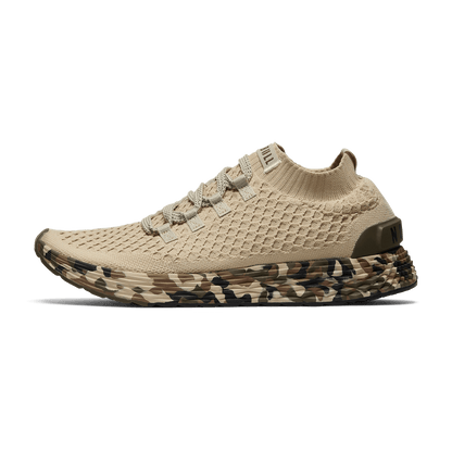 NOBULL Women's Beige Camo Allday Knit Shoes
