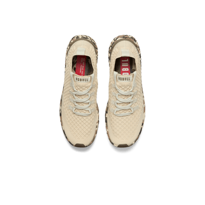 NOBULL Women's Beige Camo Allday Knit Shoes