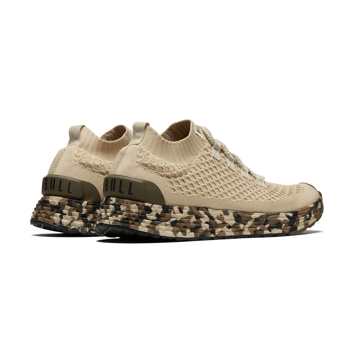 NOBULL Women's Beige Camo Allday Knit Shoes