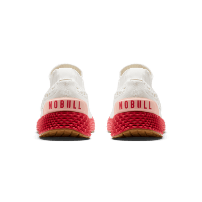 NOBULL Women's Classic White Punch Allday Knit Shoes