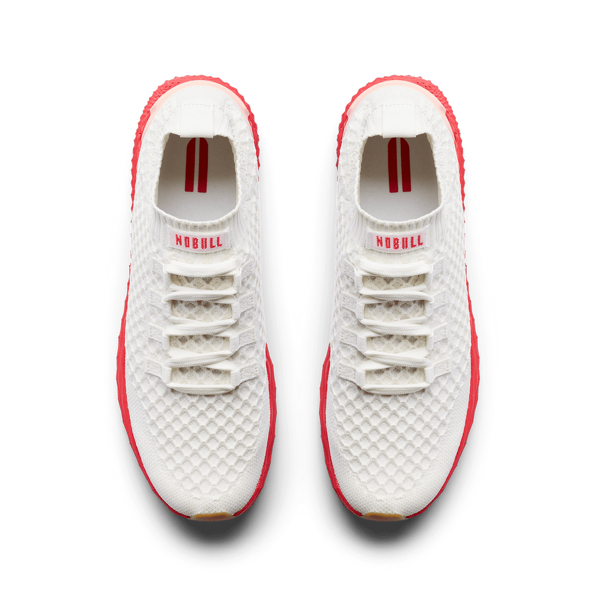 NOBULL Women's Classic White Punch Allday Knit Shoes