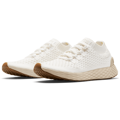 NOBULL Women's Classic White Lunar Allday Knit Shoes