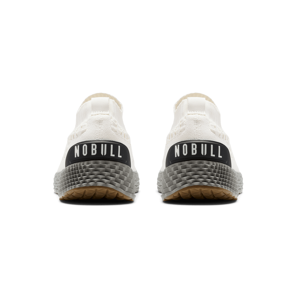 NOBULL Women's Classic White Ash Allday Knit Shoes