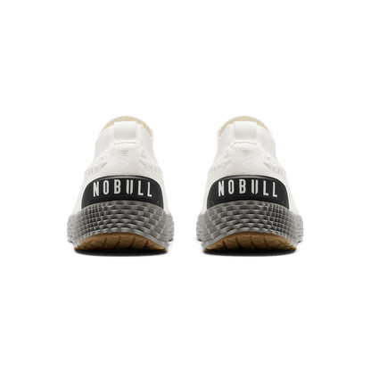 NOBULL Women's Classic White Ash Allday Knit Shoes