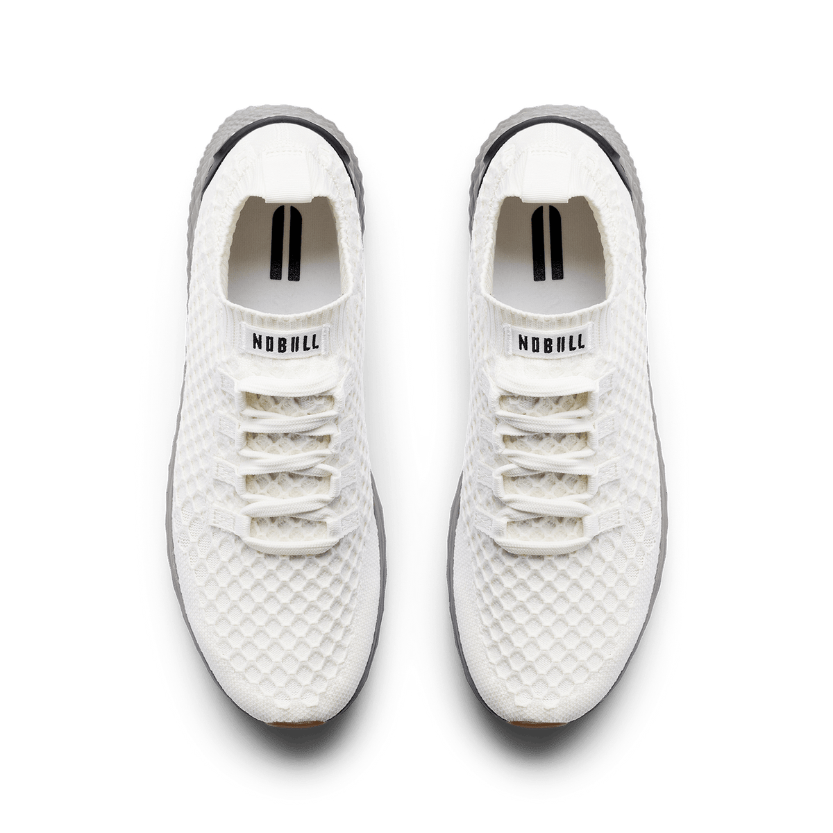 NOBULL Women's Classic White Ash Allday Knit Shoes