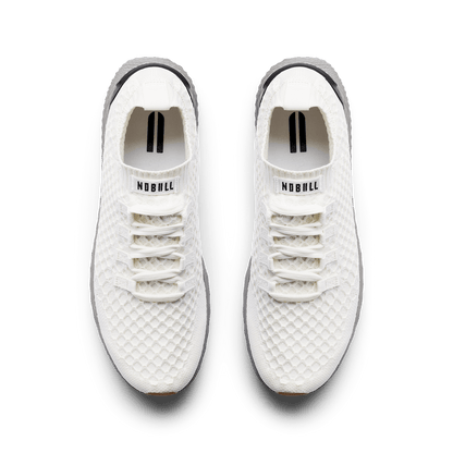 NOBULL Women's Classic White Ash Allday Knit Shoes