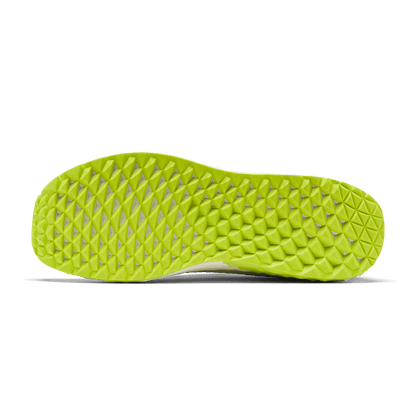 NOBULL Women's Classic White Yellow Alert Allday Knit Shoes