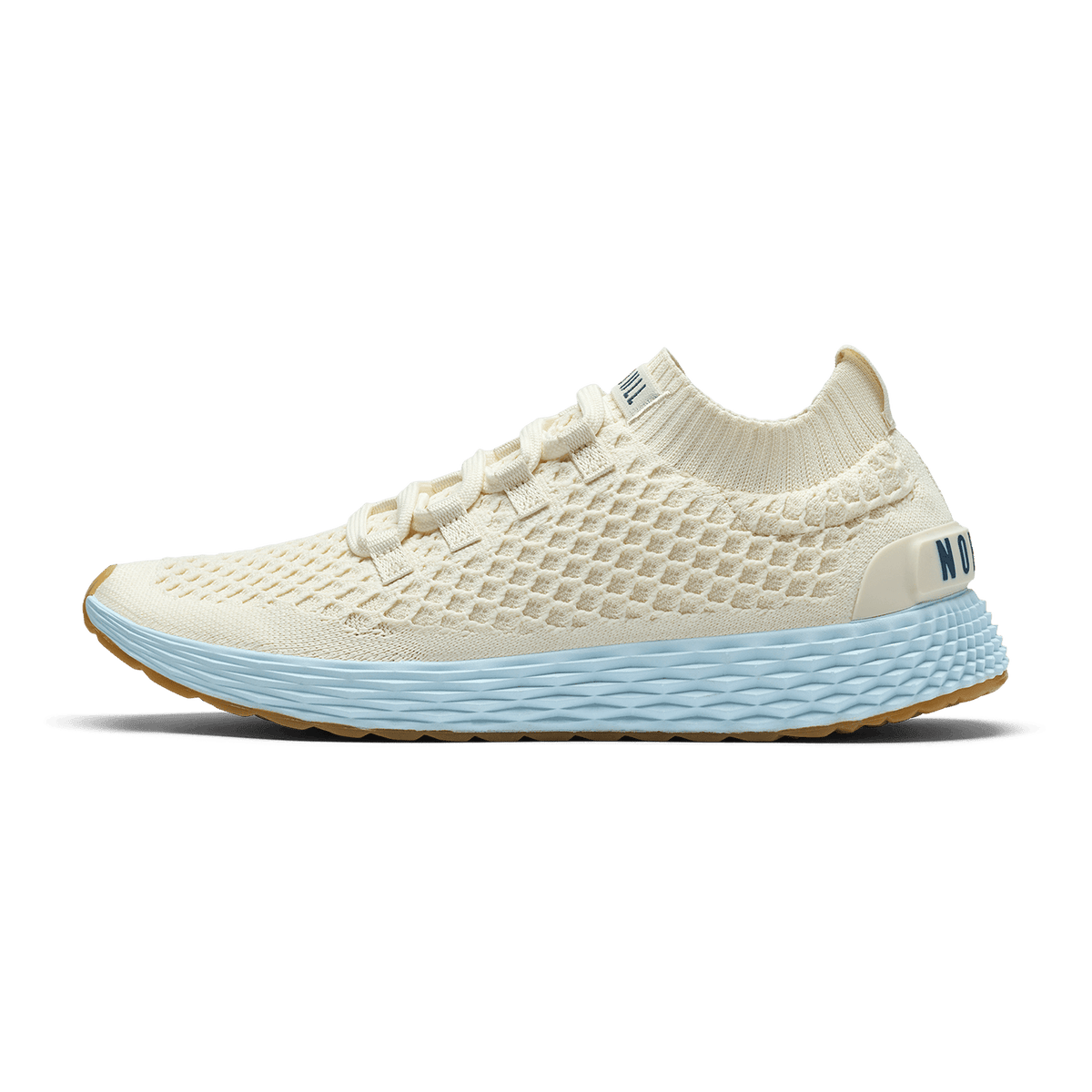NOBULL Women's Mineral White Ice Water Allday Knit Shoes