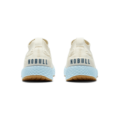 NOBULL Women's Mineral White Ice Water Allday Knit Shoes