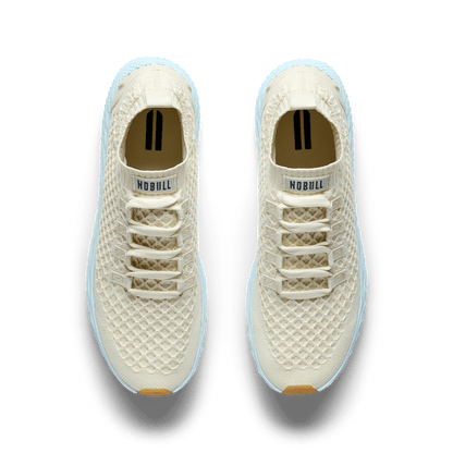 NOBULL Women's Mineral White Ice Water Allday Knit Shoes