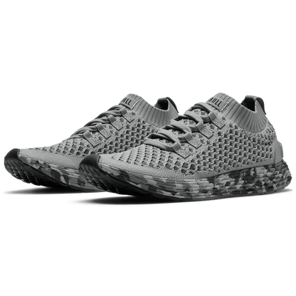 NOBULL Women's Gray Jungle Camo Allday Knit Shoes