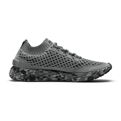 NOBULL Women's Gray Jungle Camo Allday Knit Shoes