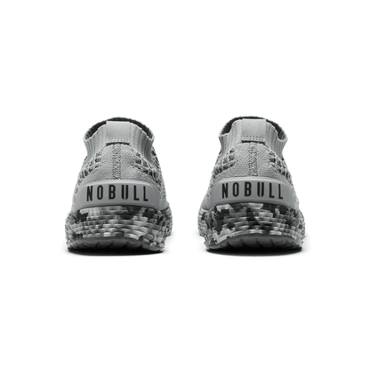 NOBULL Women's Gray Jungle Camo Allday Knit Shoes