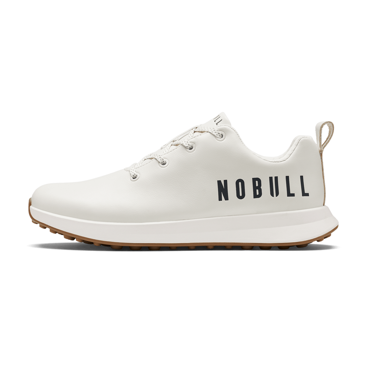 NOBULL Women's White Leather Golf Shoes