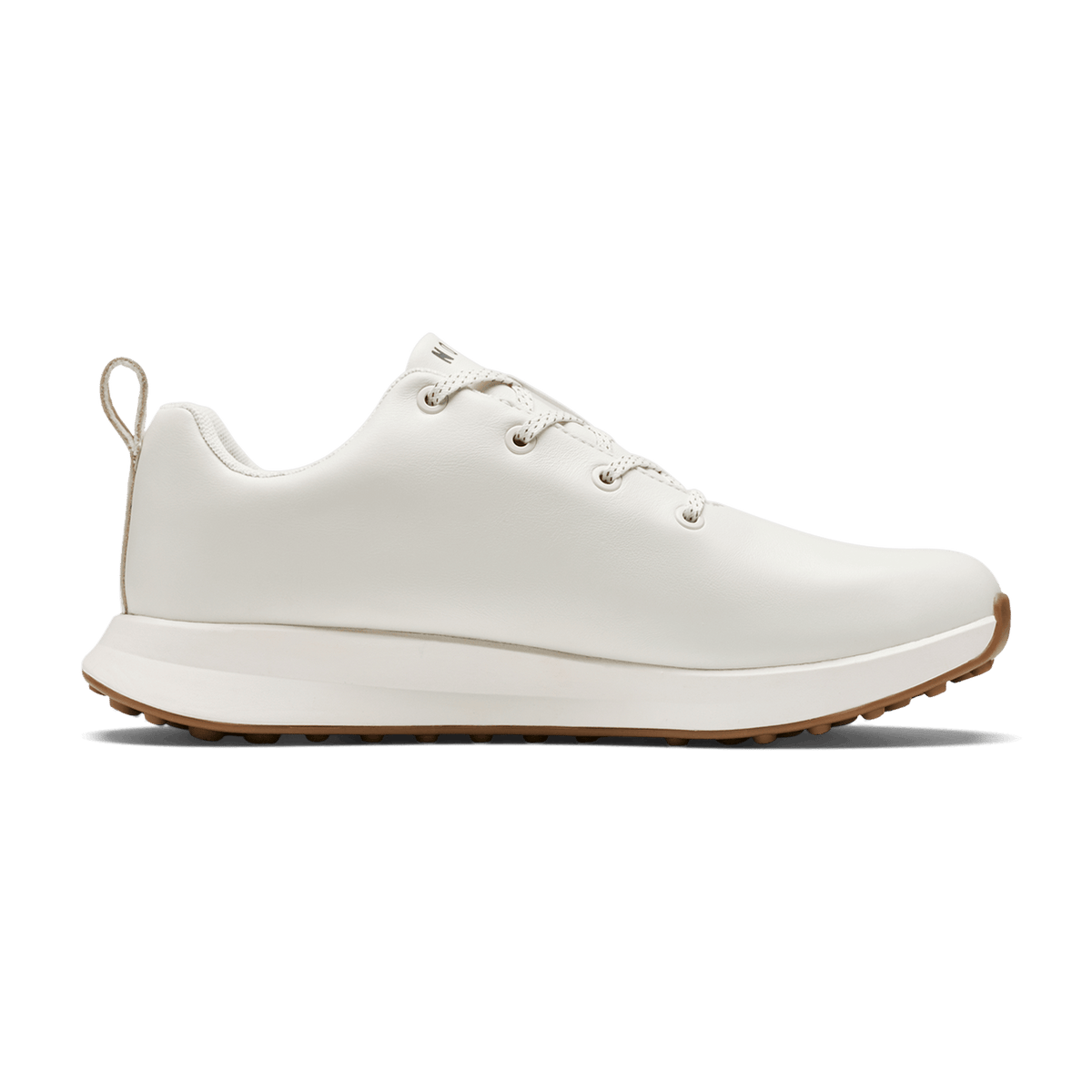 NOBULL Women's White Leather Golf Shoes
