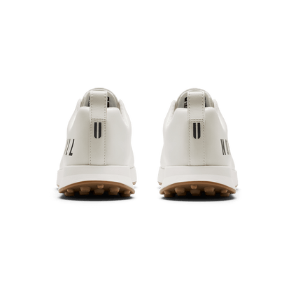NOBULL Women's White Leather Golf Shoes