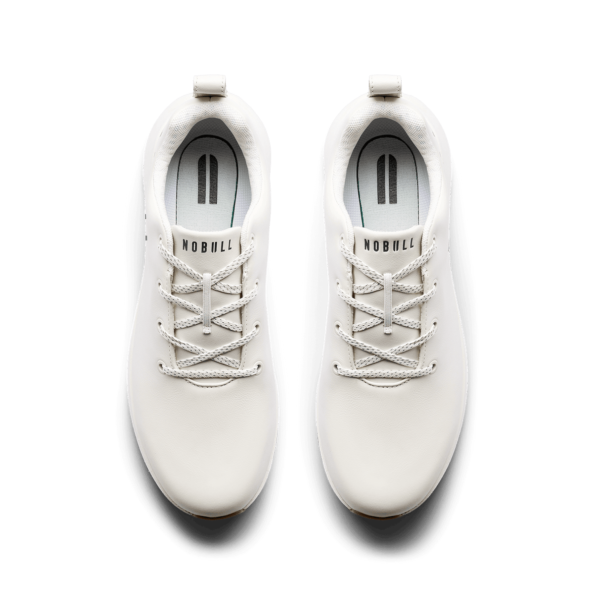 NOBULL Women's White Leather Golf Shoes