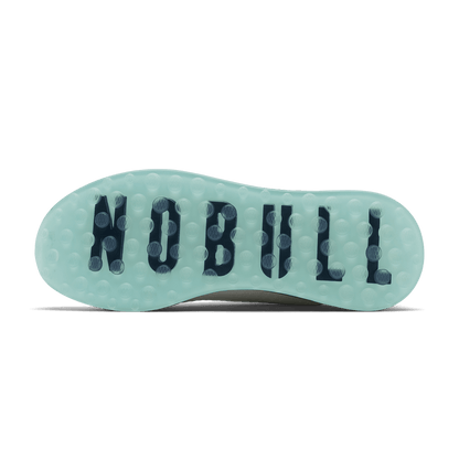NOBULL Women's Classic White Turquoise Ripstop Golf Shoes