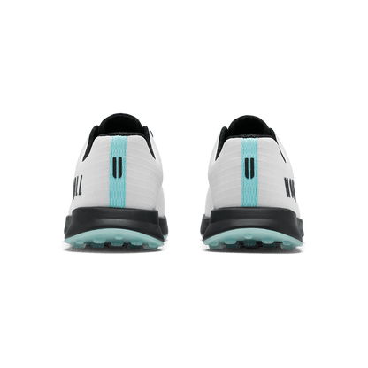 NOBULL Women's Classic White Turquoise Ripstop Golf Shoes