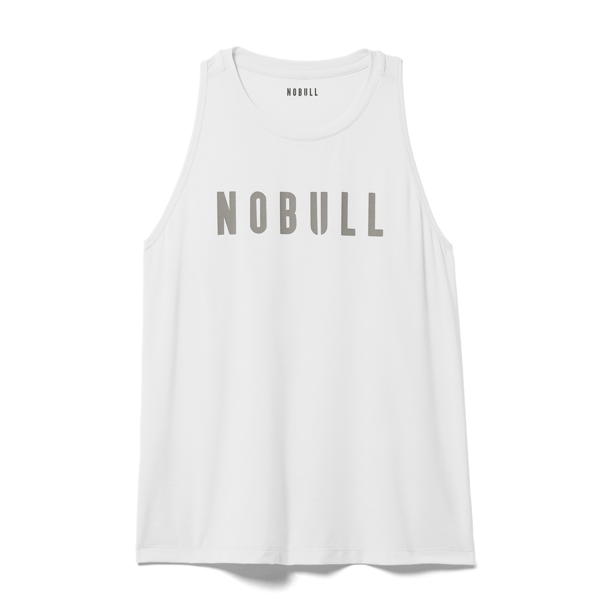 NOBULL Women's White NOBULL High-Neck Tank Top