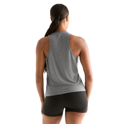 NOBULL Women's Heather Gray NOBULL High-Neck Tank Top