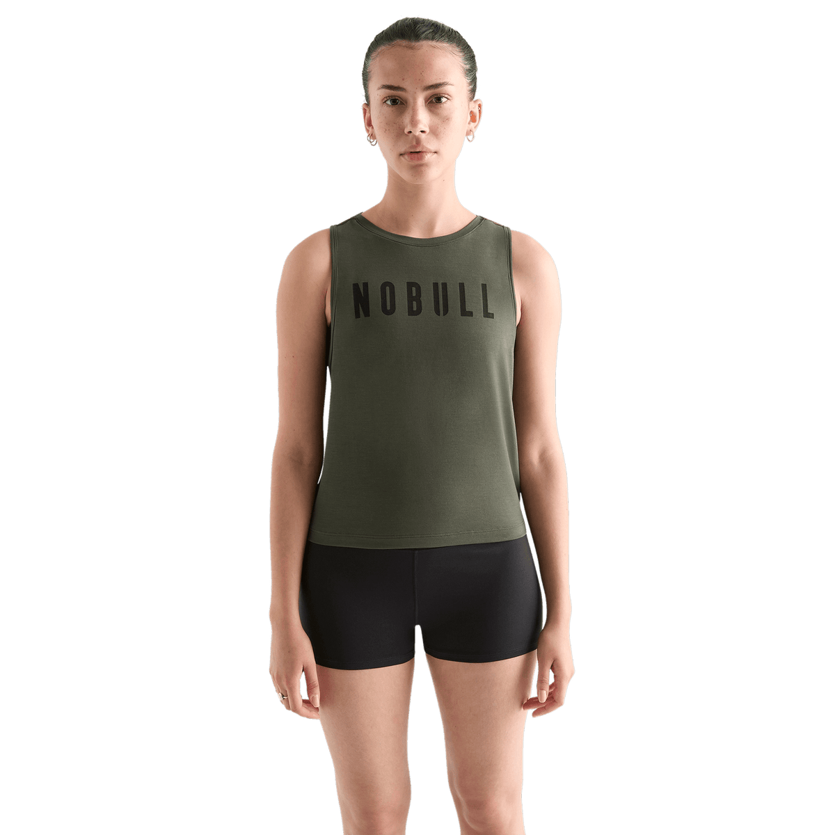 NOBULL Women's Dark Army NOBULL Muscle Tank Top