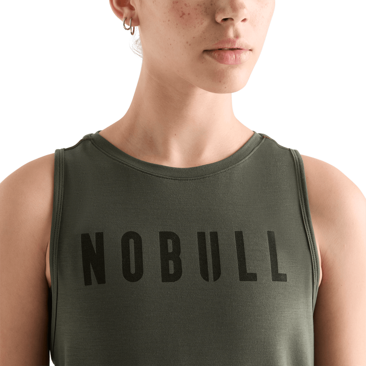 NOBULL Women's Dark Army NOBULL Muscle Tank Top