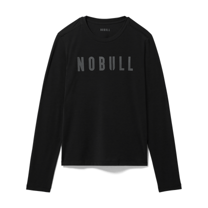 NOBULL Women's Black NOBULL Long Sleeve Tee