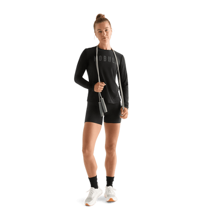 NOBULL Women's Black NOBULL Long Sleeve Tee