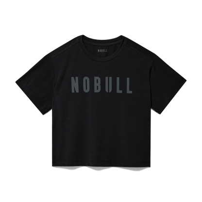 NOBULL Women's Black NOBULL Boxy Tee