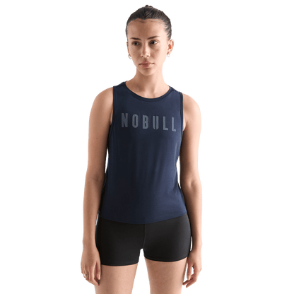 NOBULL Women's Night Navy NOBULL Muscle Tank Top