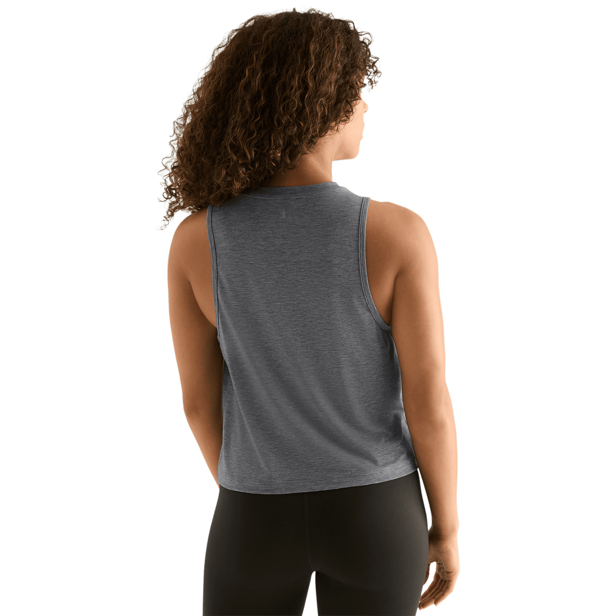 NOBULL Women's Heather Grey NOBULL Muscle Tank Top
