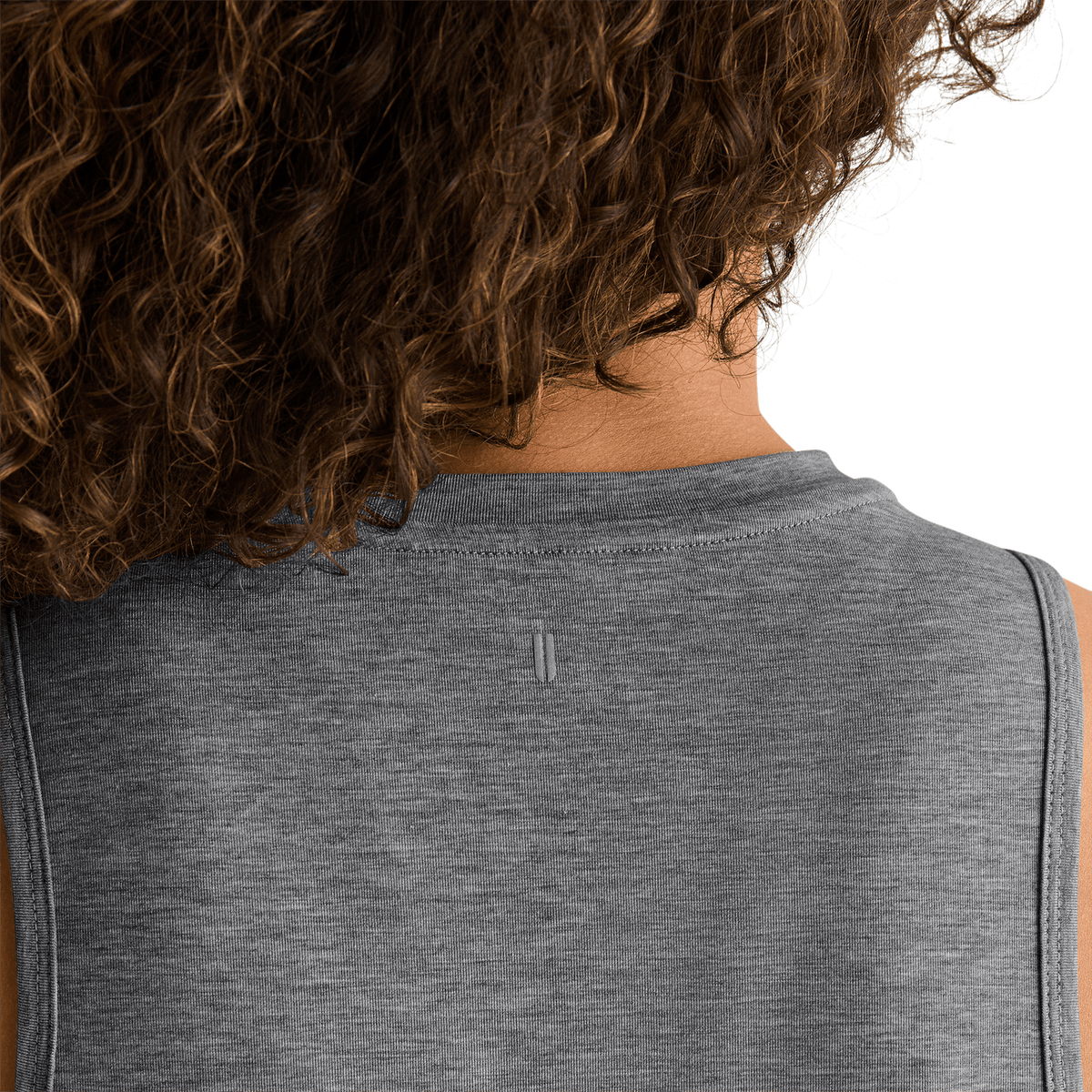 NOBULL Women's Heather Grey NOBULL Muscle Tank Top