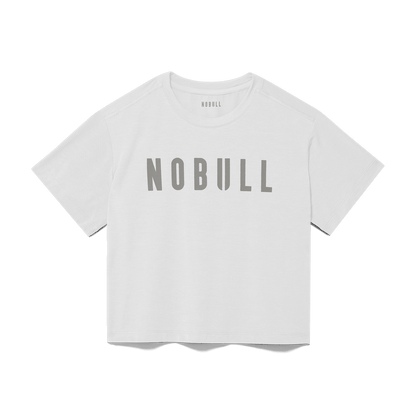 NOBULL Women's White NOBULL Boxy Tee