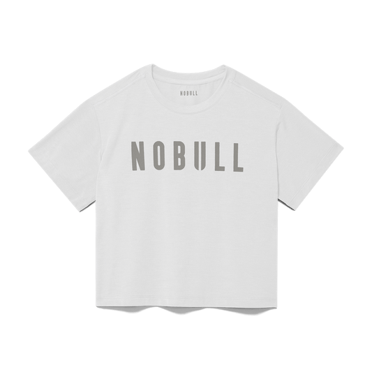 NOBULL Women's White NOBULL Boxy Tee