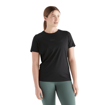 NOBULL Women's Black Deltapeak Micro Textured Tee