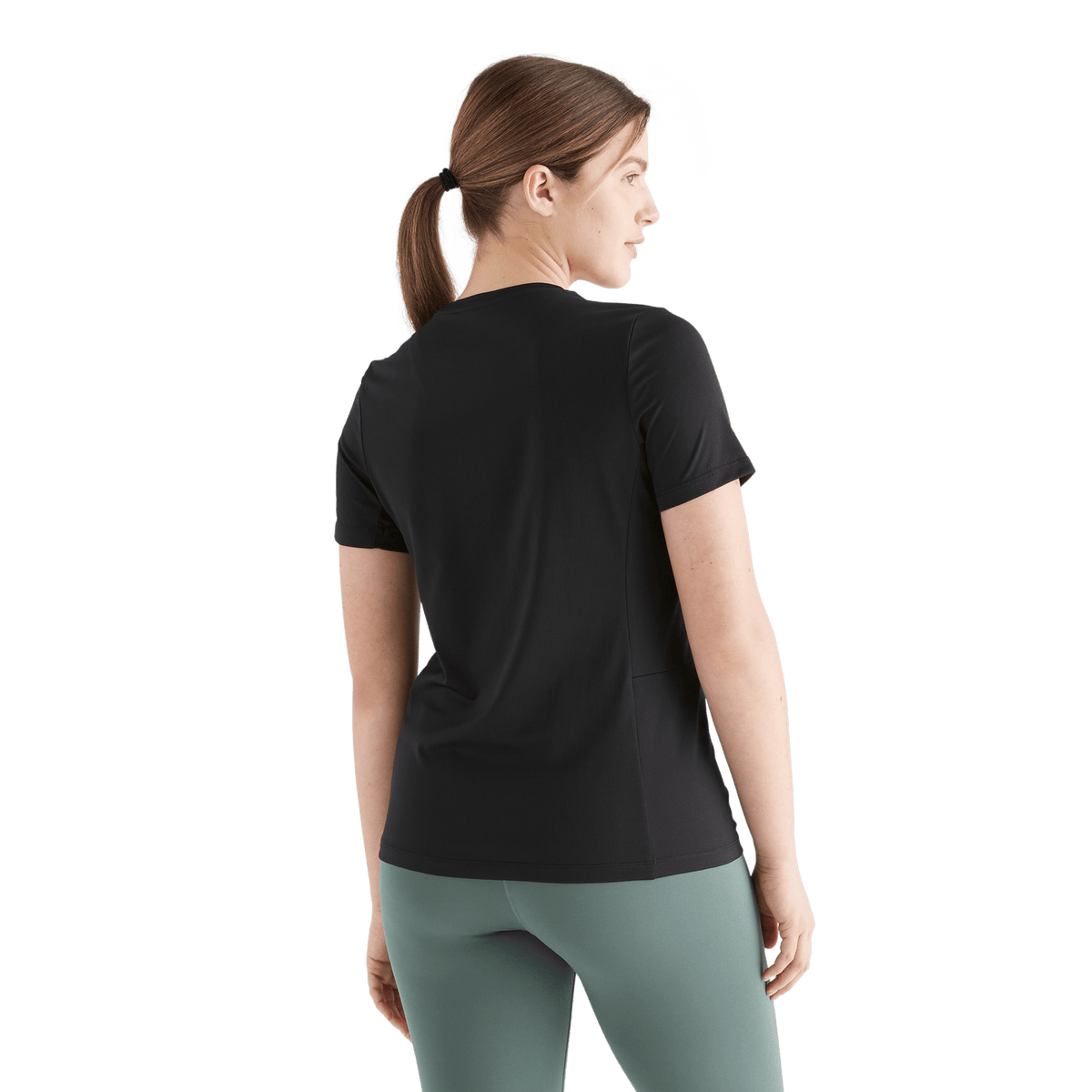 NOBULL Women's Black Deltapeak Micro Textured Tee