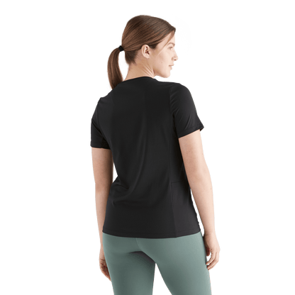 NOBULL Women's Black Deltapeak Micro Textured Tee