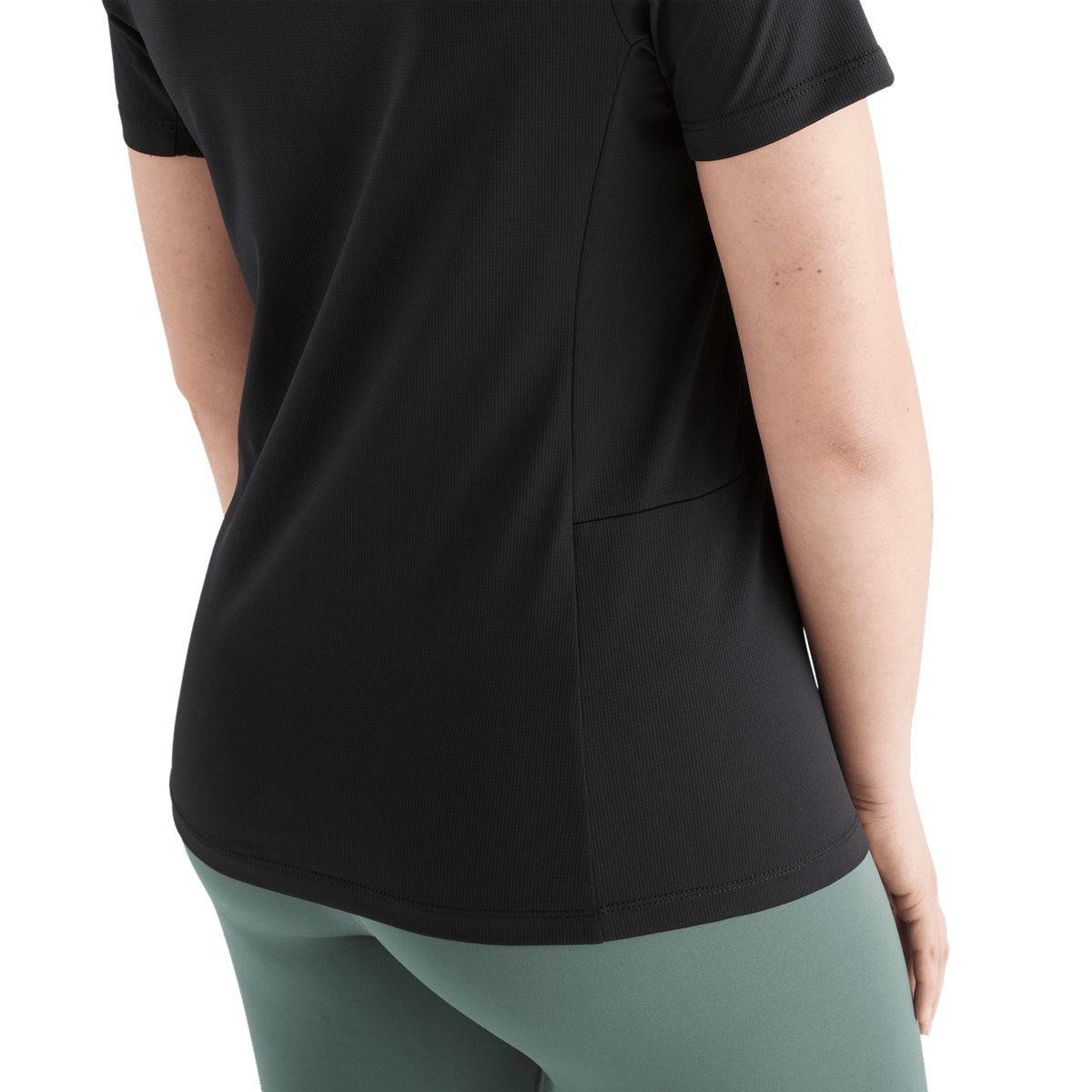 NOBULL Women's Black Deltapeak Micro Textured Tee