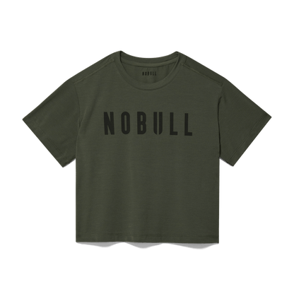 NOBULL Women's Dark Army NOBULL Boxy Tee