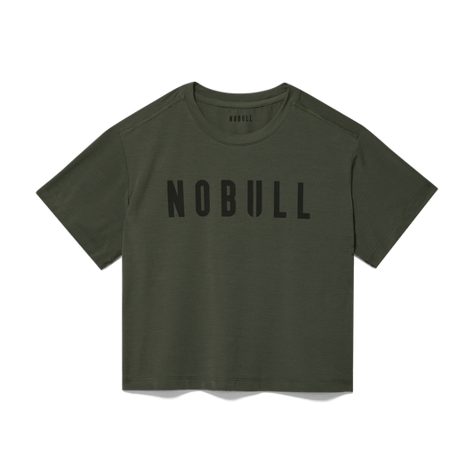 NOBULL Women's Dark Army NOBULL Boxy Tee