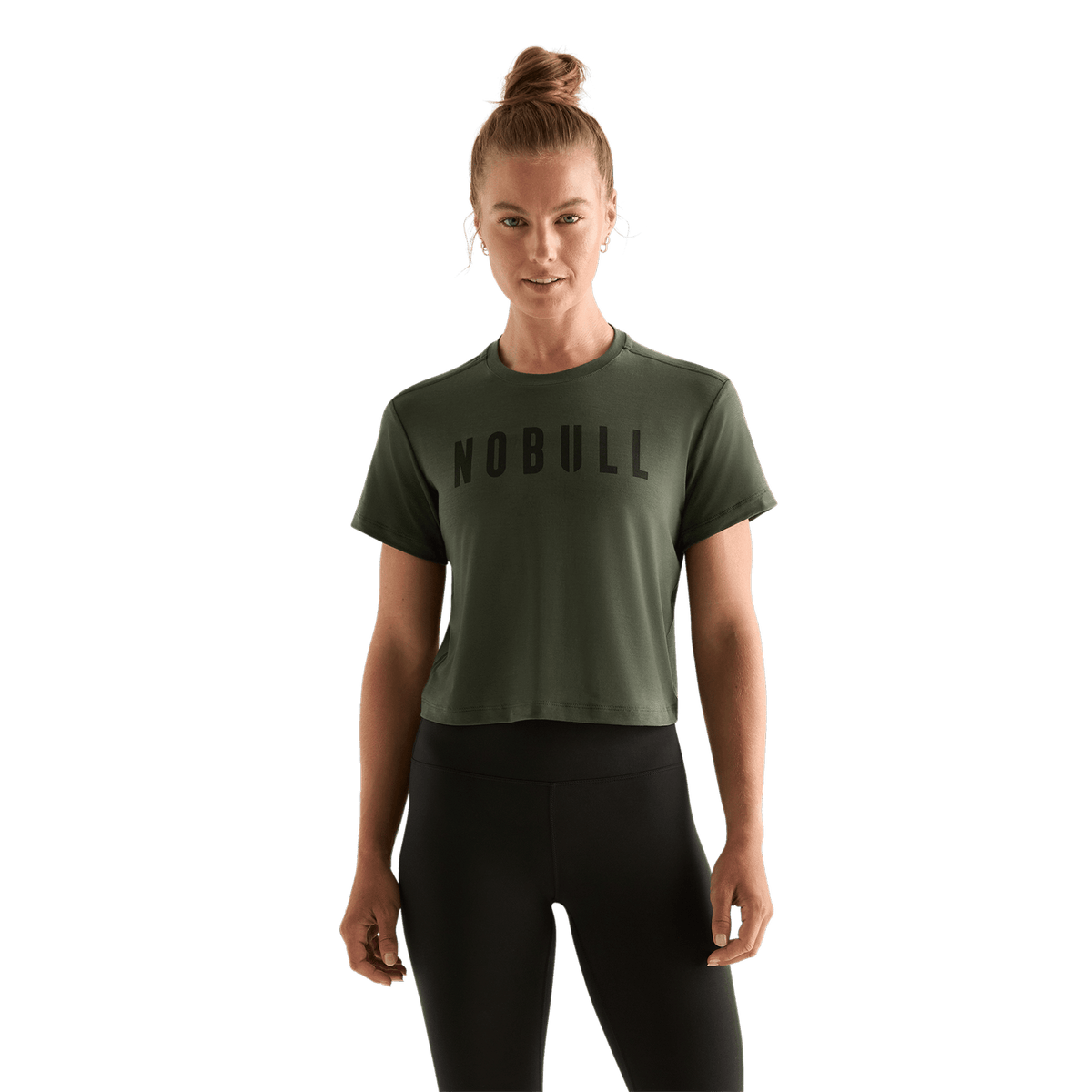 NOBULL Women's Dark Army NOBULL Boxy Tee